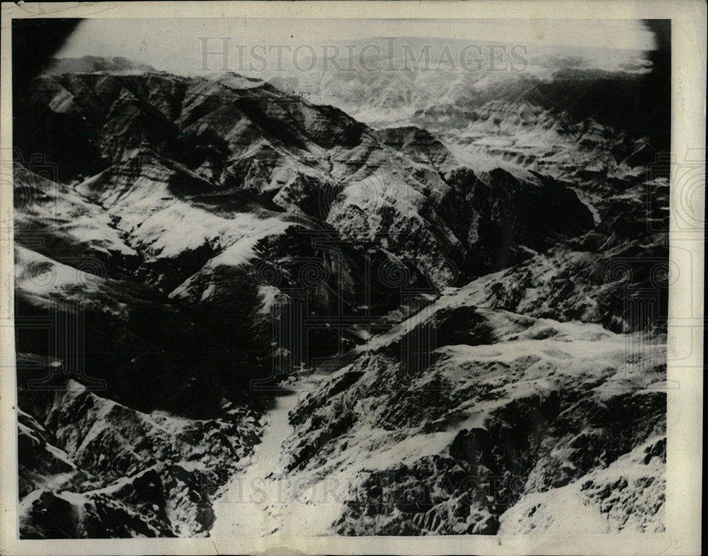 1930 Press Photo Snake River Badlands Pacific Northwest - Historic Images