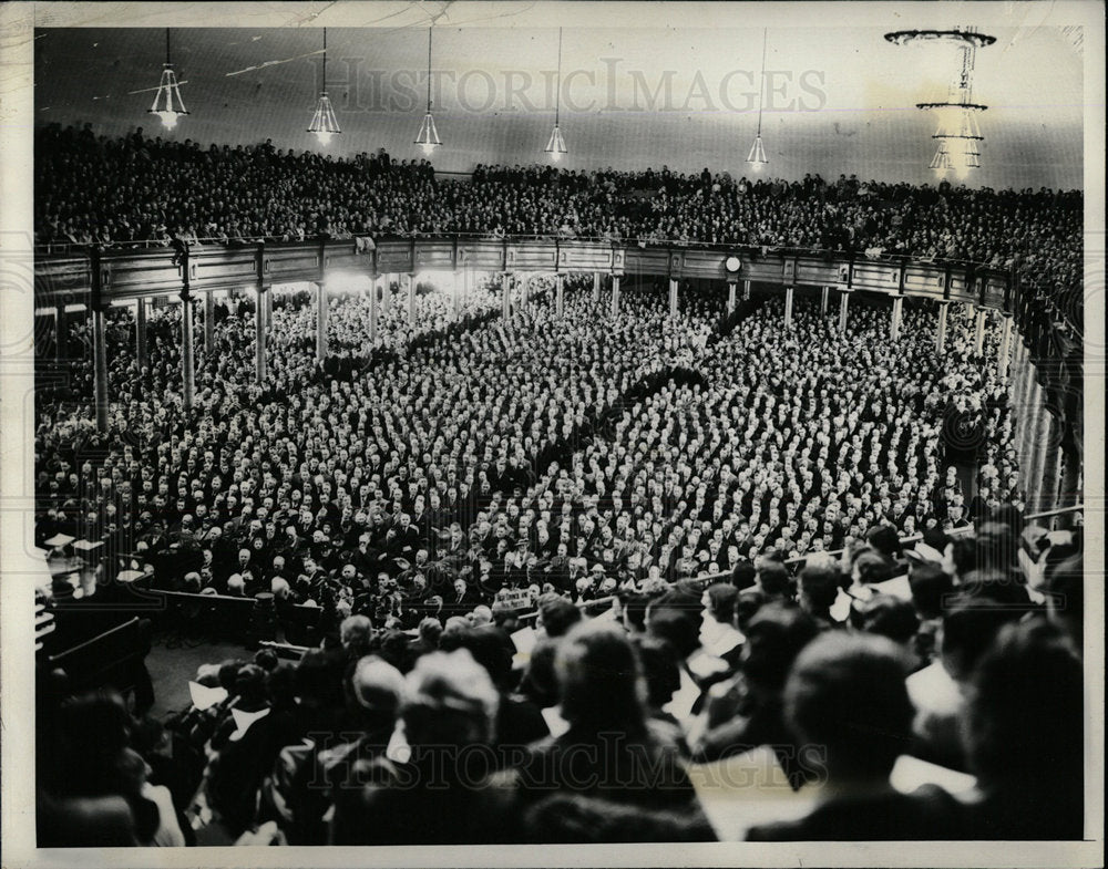 1937 Press Photo LATTER DAY SAINTS CHURCH CONFERENCE - Historic Images