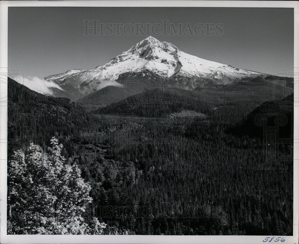 1972 Press Photo Hood Cascade Range Orgen Zigzag - Historic Images