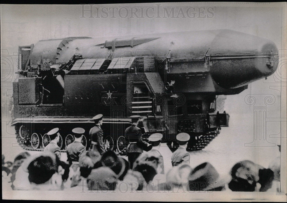 1965 Press Photo Rocket Missile Vehicles - Historic Images