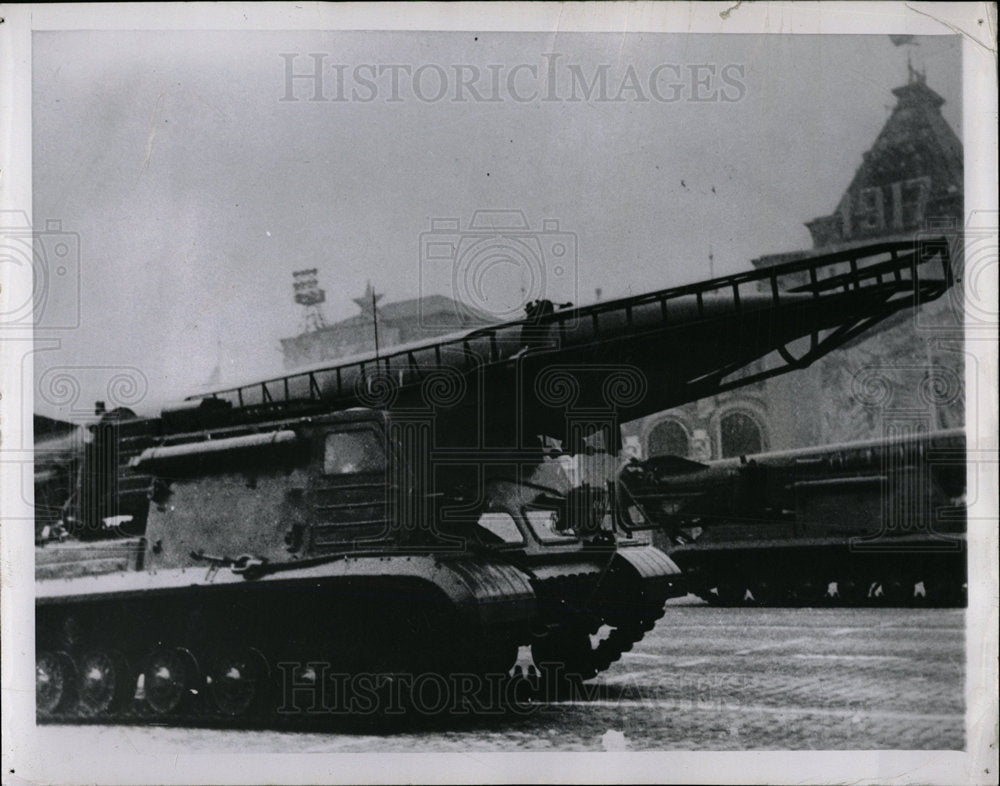 1960 Press Photo Russian Rockets Missiles - Historic Images