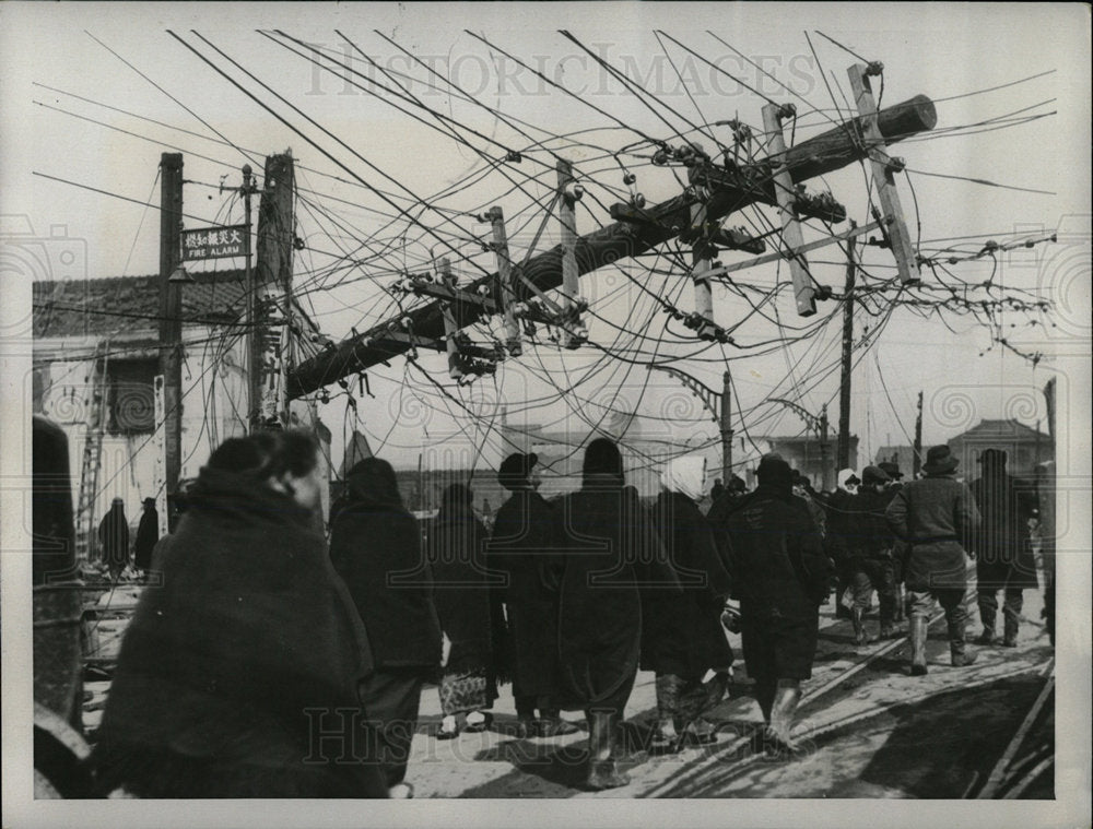 1934 Hakodate Fire Northern Japan - Historic Images