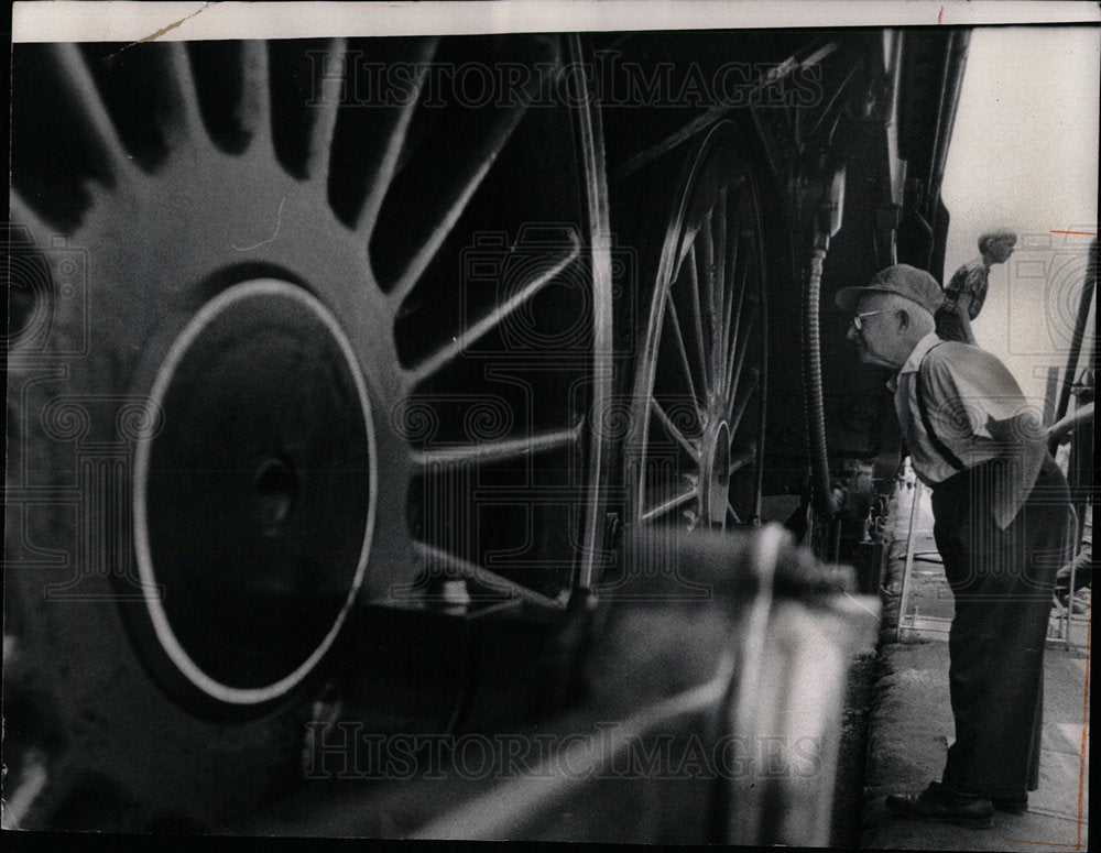 1970 Press Photo Rail Engine Transportation Railroads - Historic Images