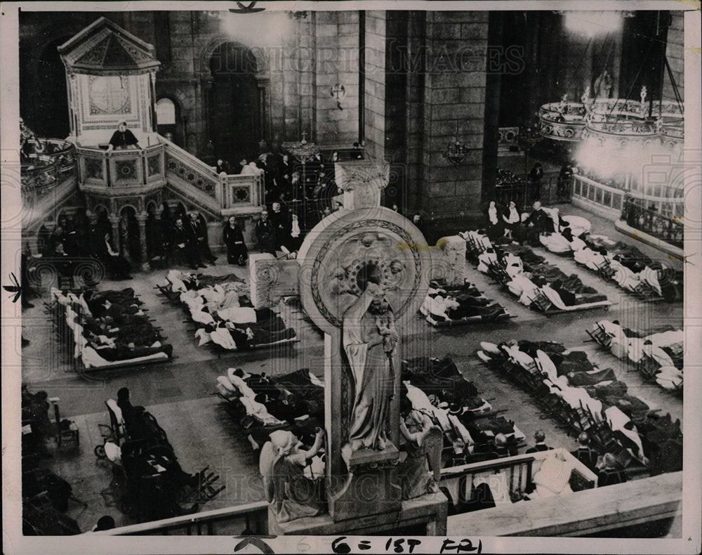 1936 Press Photo Church Sacred Heart Montmartre Paris - Historic Images