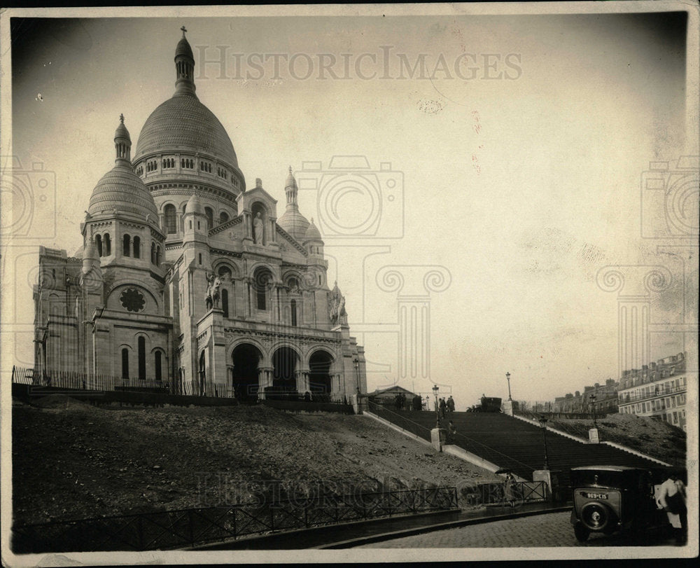 Press Photo France Paris Sacre Coeur Basilica - Historic Images