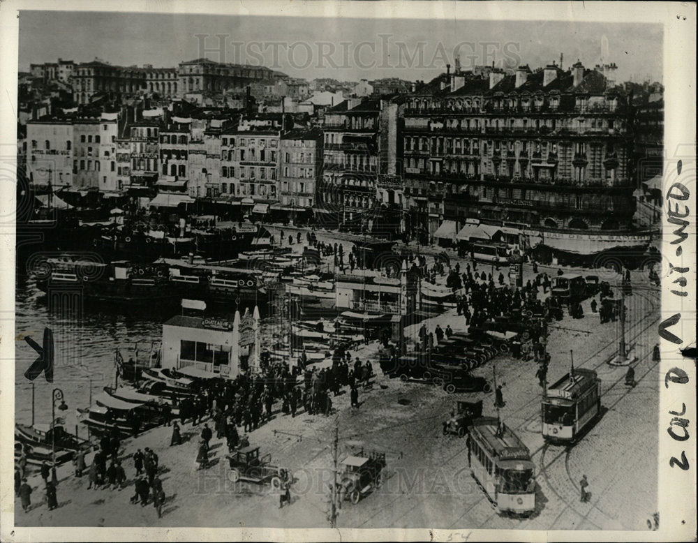 1934 Press Photo Kin Alexander Marseilles France - Historic Images