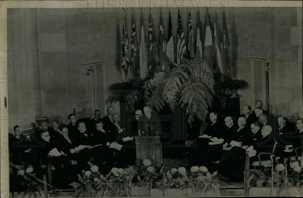 1949 Press Photo North Atlantic Peace pact - Historic Images