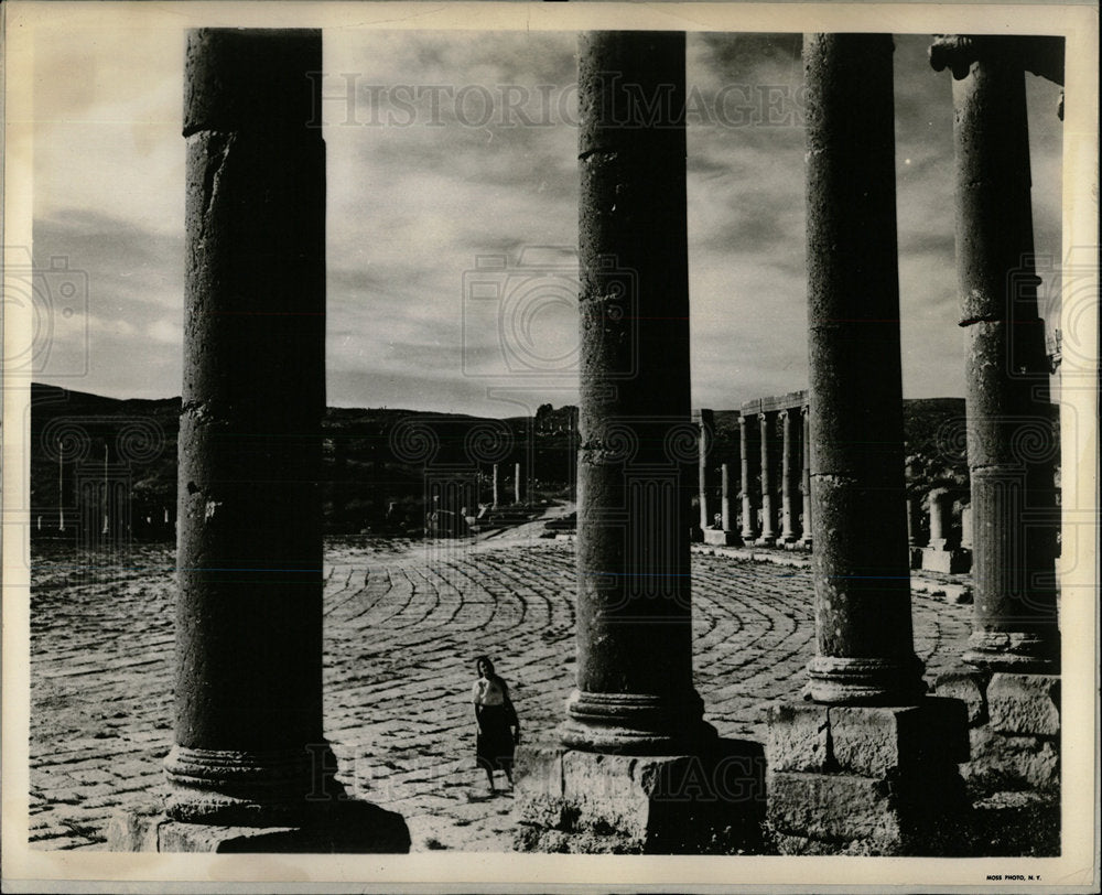 1955 Press Photo Jeresh Ruins - Historic Images