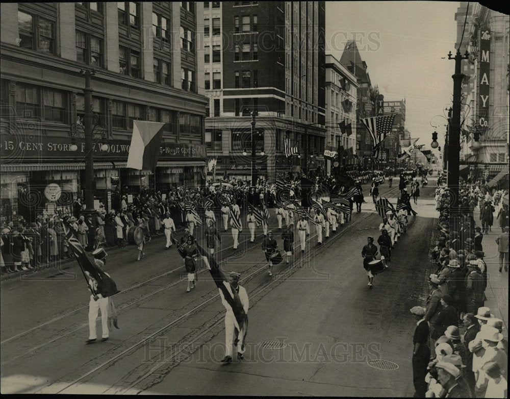 1932 Press Photo Odd Fellows Parade - Historic Images