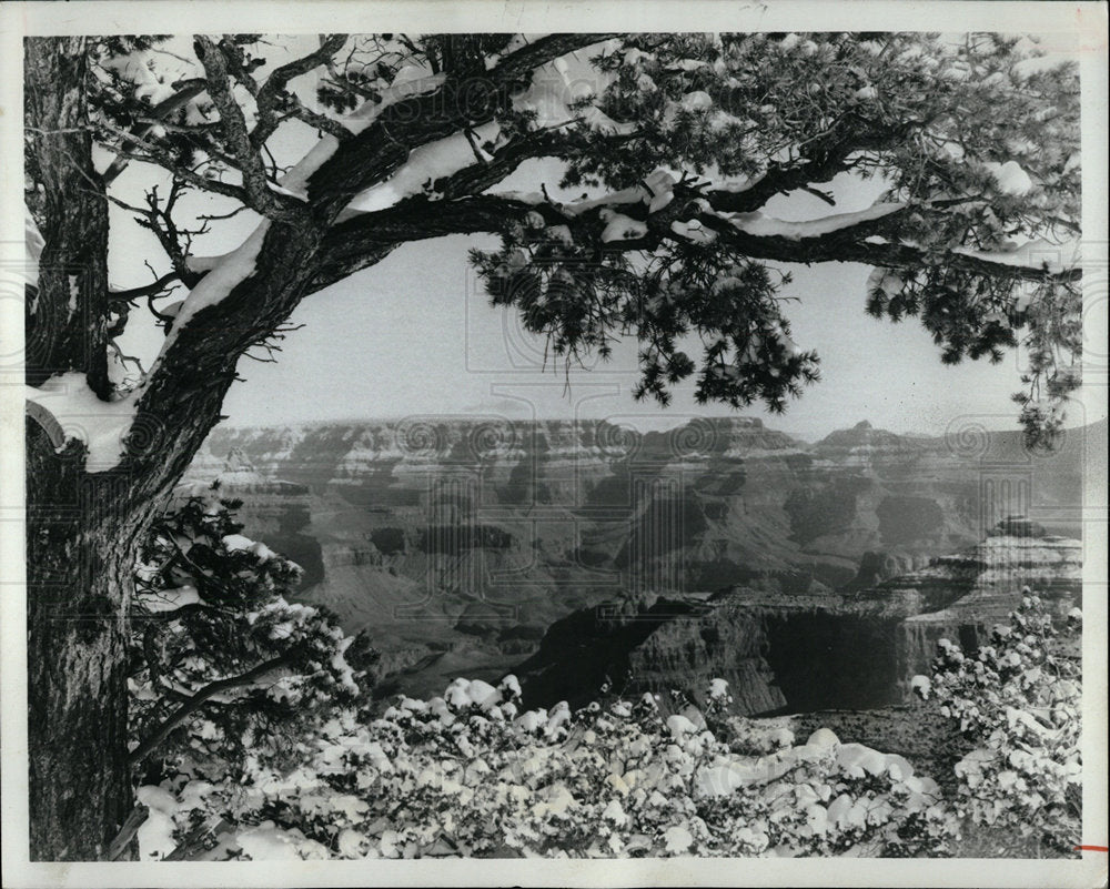 1972 Press Photo Scenery Grand Canyon National Park - Historic Images