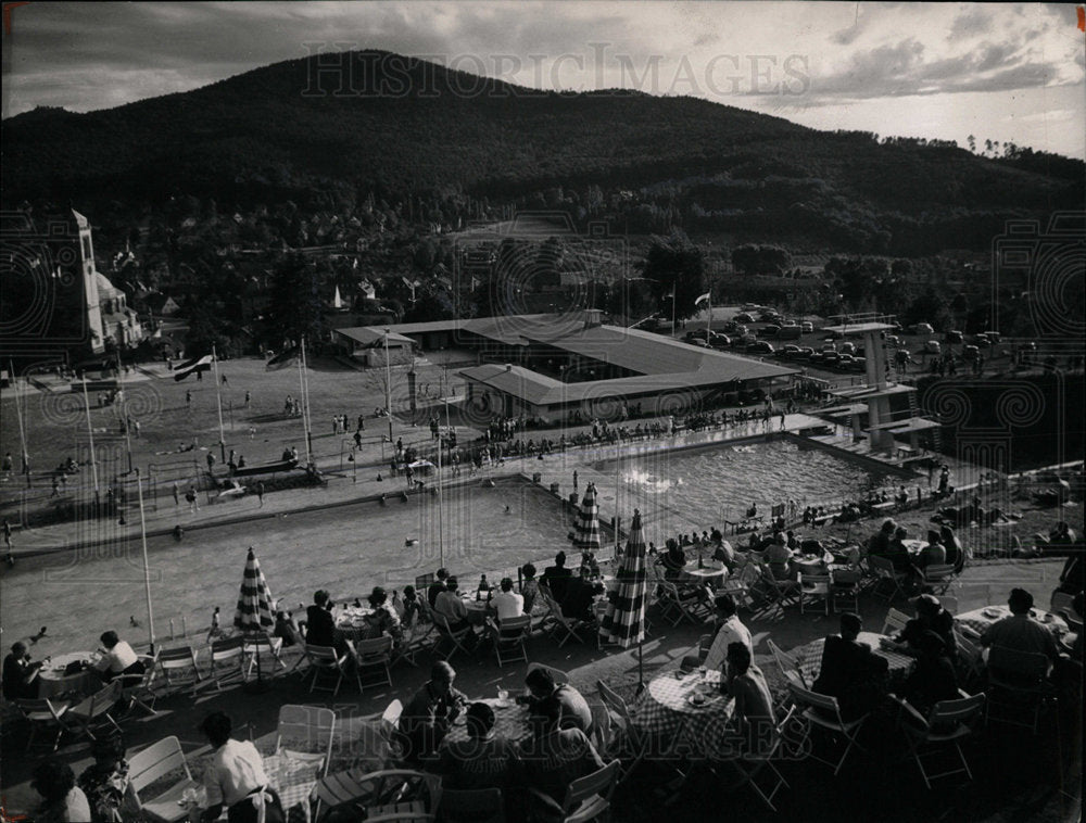 1961 Press Photo Baden-Baden Germany Spa - Historic Images