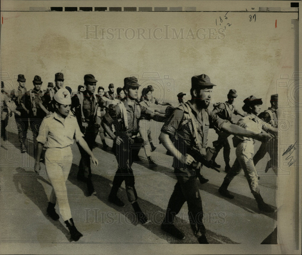 1971 Press Photo Lt. Col Dalia Raz Israeli Army - Historic Images