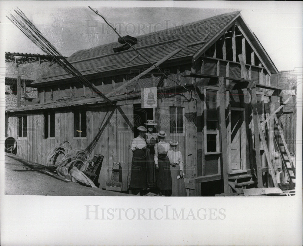 Undated Press Photo A Historic Building has Mountain Bell