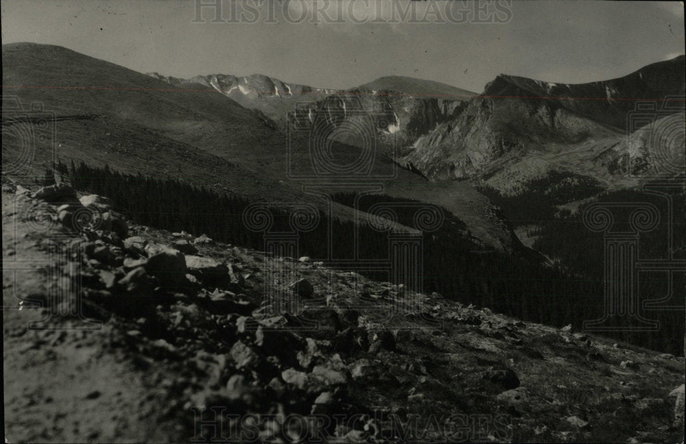 1934 Press Photo scene Mt. Evans Colorado - Historic Images