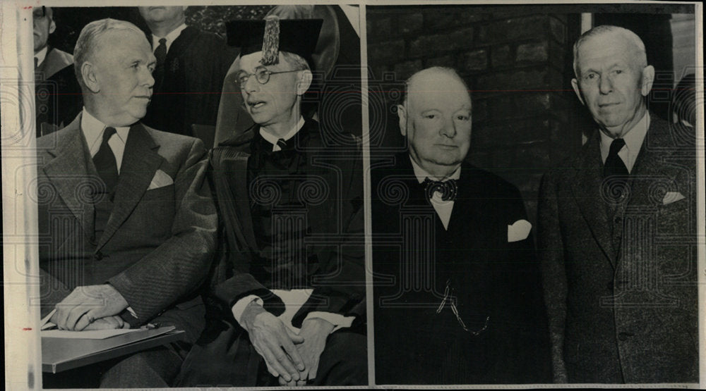 1959 Press Photo Marshall Talks With Conant - Historic Images