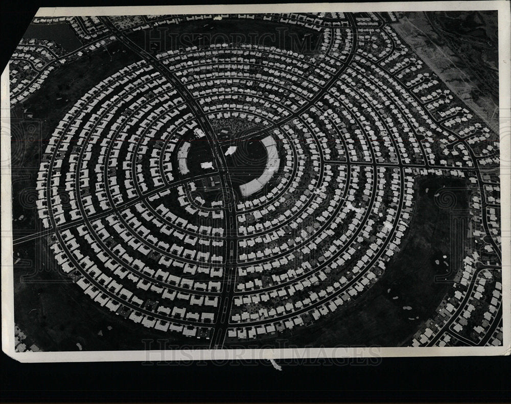 1982 Press Photo Aerial View Phoenix Arizona Community - Historic Images