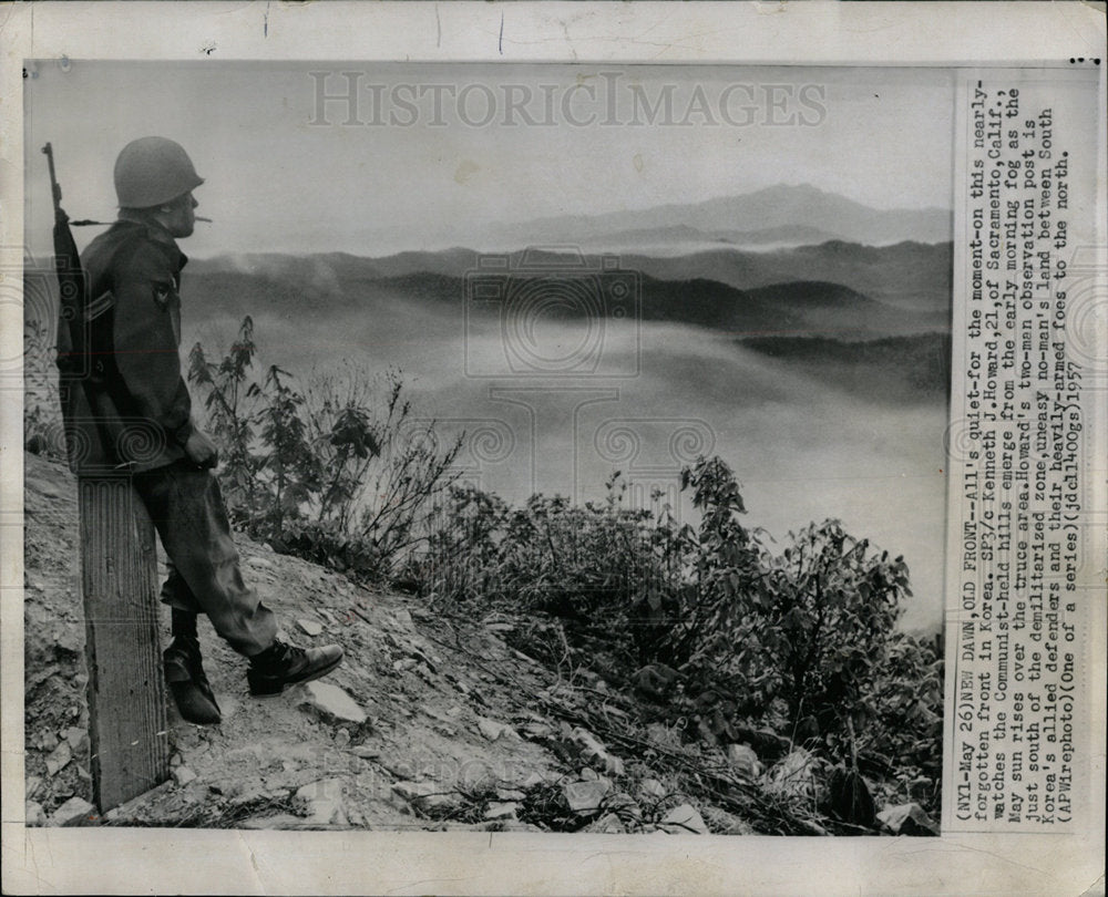 1972 Press Photo Forgotten Korea Kenneth Howard - Historic Images