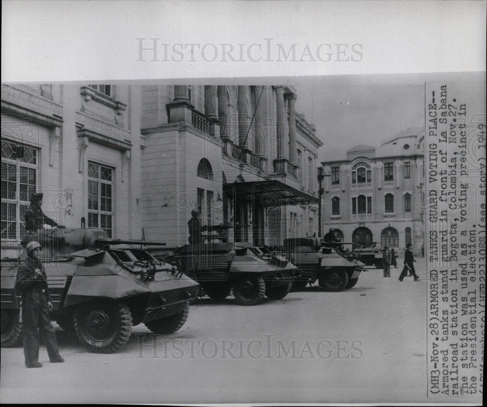 1949 Press Photo Presidential Election Bogata - Historic Images