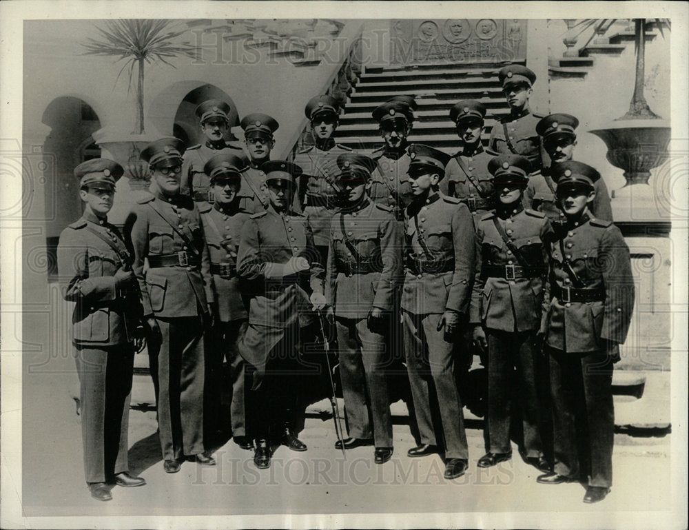 1933 Press Photo Colombia Military Academy Graduates - Historic Images