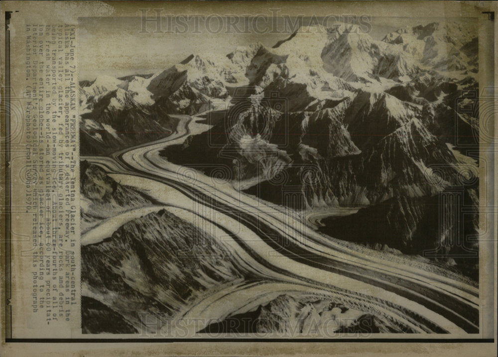 1970 Press Photo Glaciers - Historic Images
