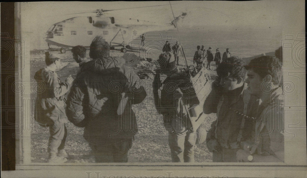 1970 Press Photo Israelis Take Egyptian Radar - Historic Images