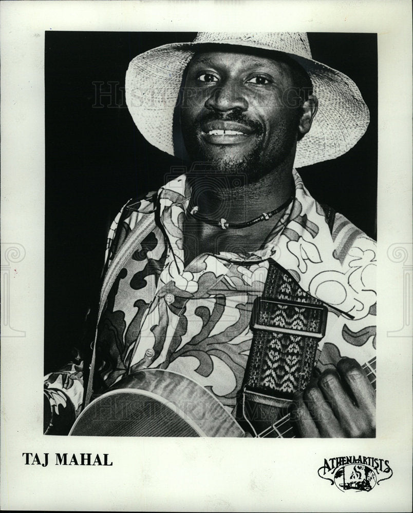 1980 Press Photo Taj Mahal American Singer Musician - Historic Images