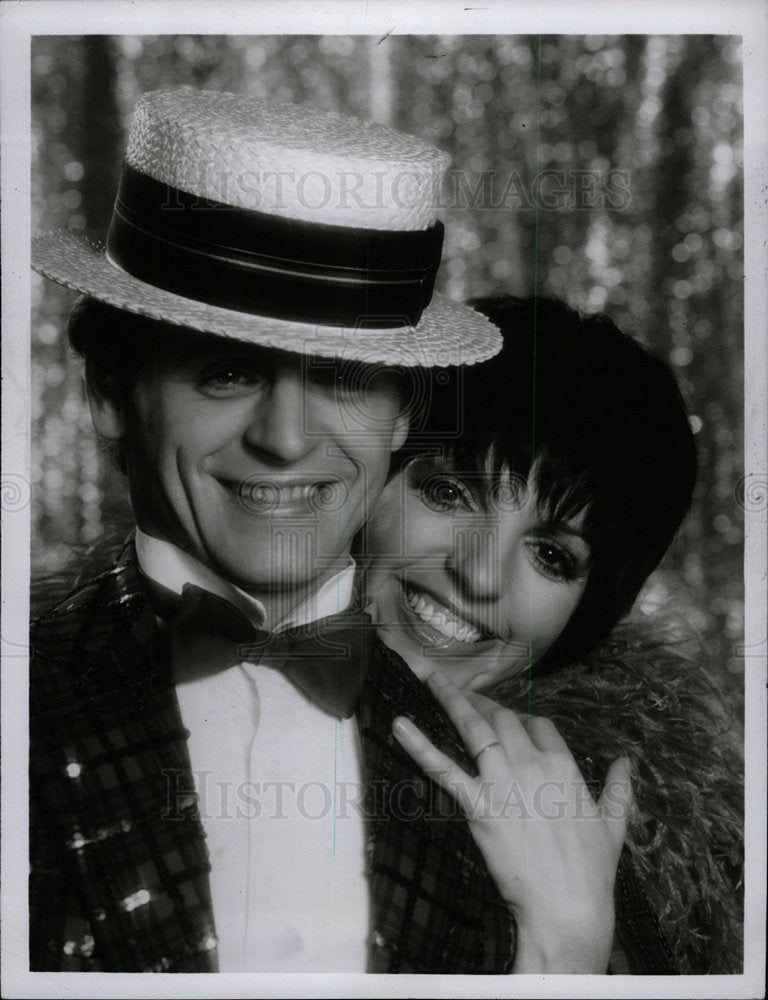 1980 Press Photo Mikhail Bayshnikov and Liza Minnelli - Historic Images