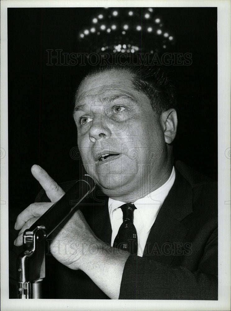 1985 Press Photo Teamsters Union President James Hoffa - Historic Images
