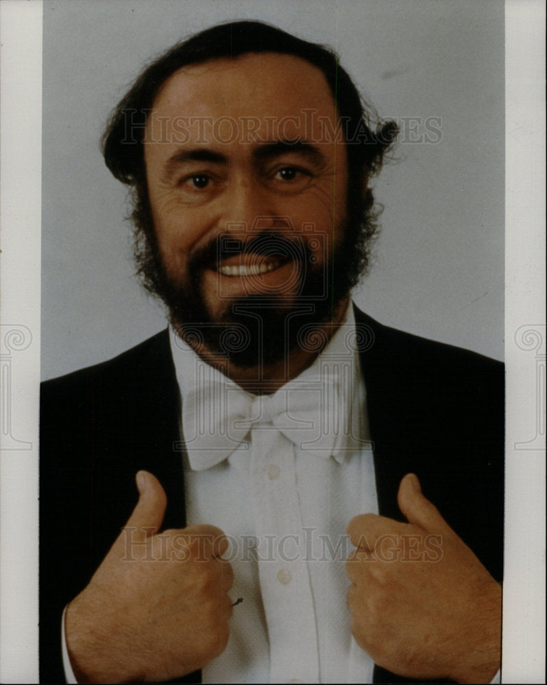 2000 Press Photo Opera Singer Luciano Pavarotti - Historic Images