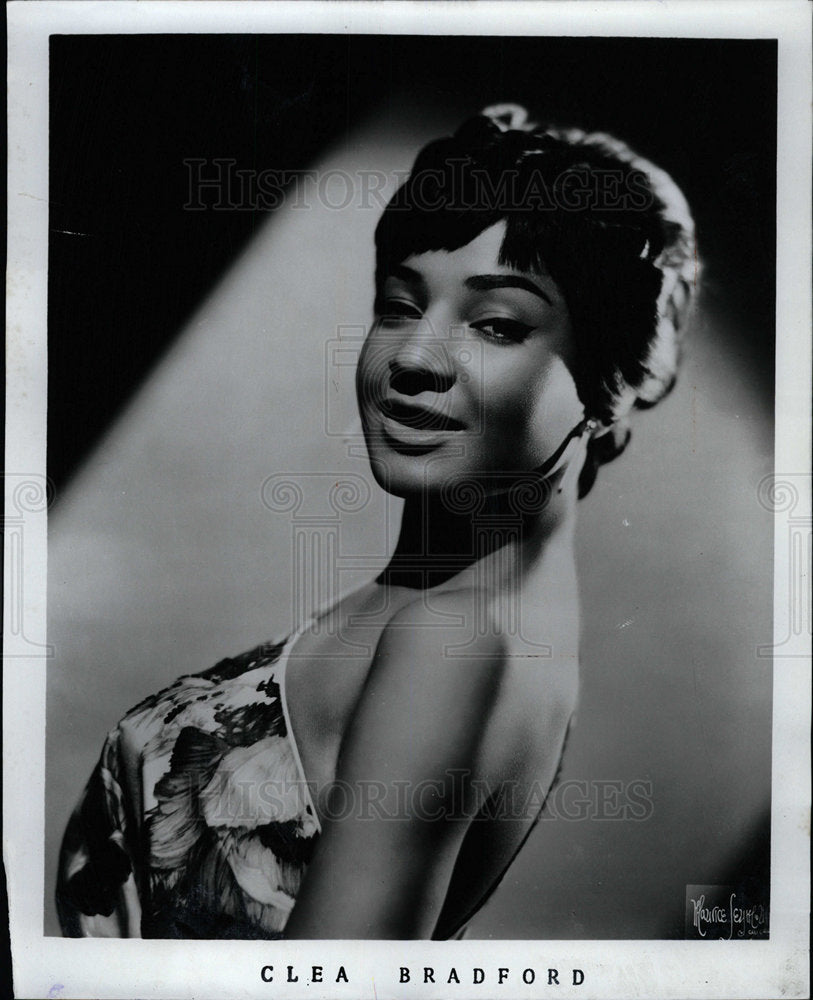 Clea Bradford American Jazz Singer - Historic Images