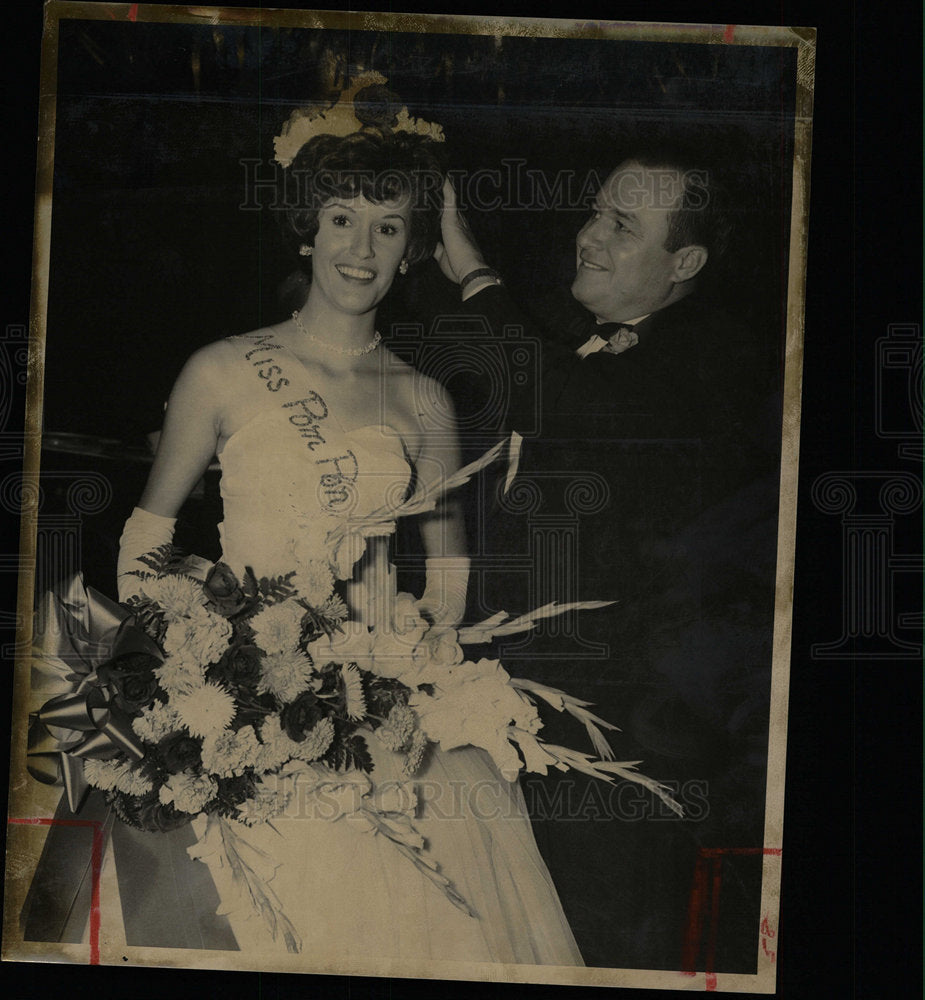 1963 Press Photo Miss Florida Flower Mary Jo Luce - Historic Images