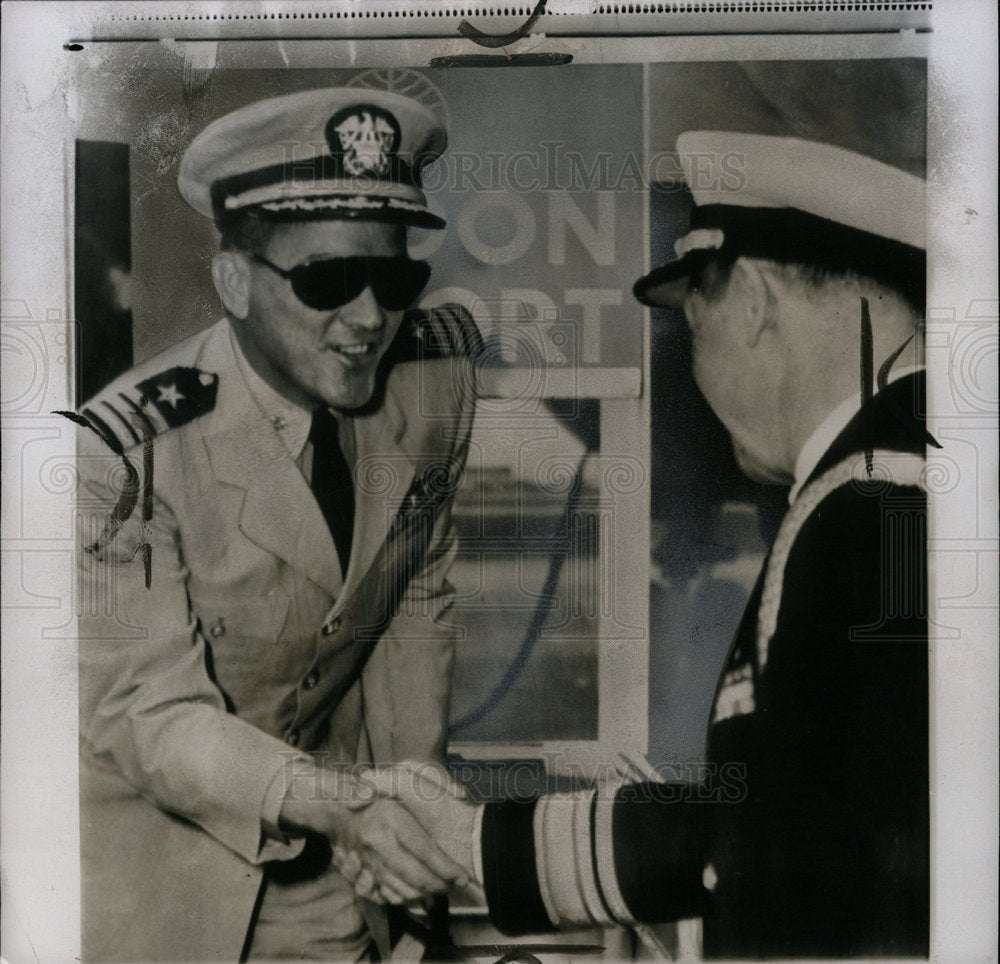 1958 Press Photo Cdr William R Anderson Nautilus - Historic Images