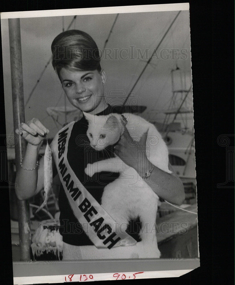 Press Photo  Miss Miami Beach - Historic Images