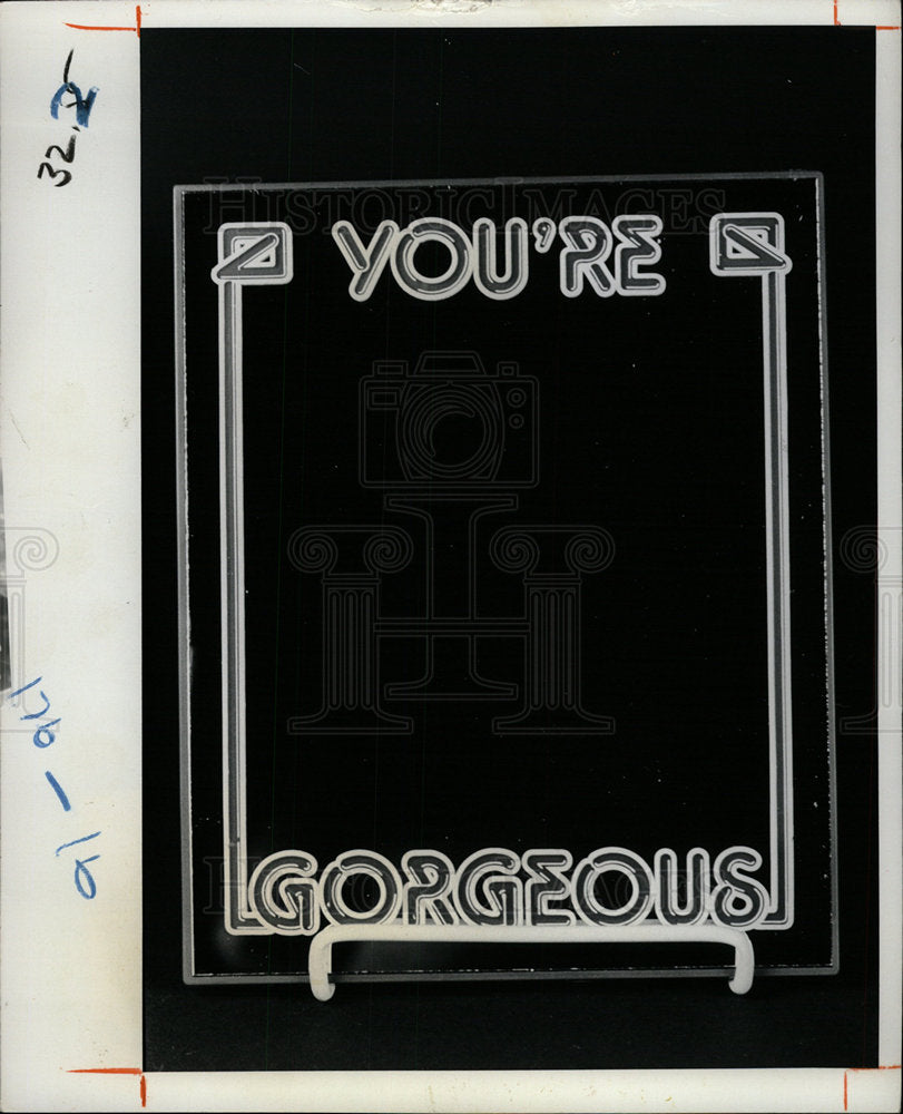 1978 Press Photo Spencer&#39;s  Mirror Says Youre Gorgeous - Historic Images