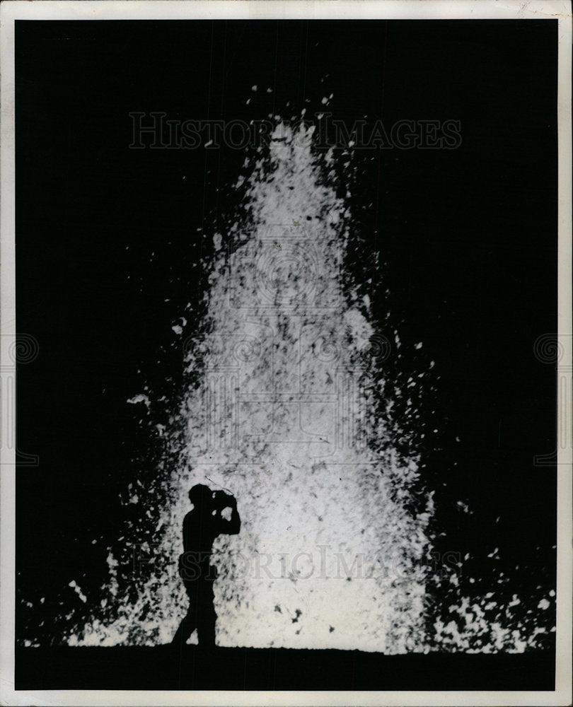 1973 Press Photo Kilauea Volcano Erupts - Historic Images