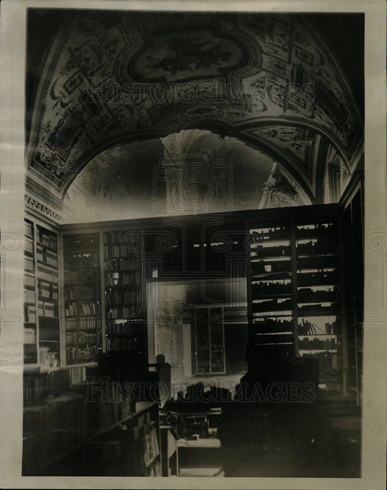 1931 Press Photo Rome Library wing Vatican Electrical - Historic Images