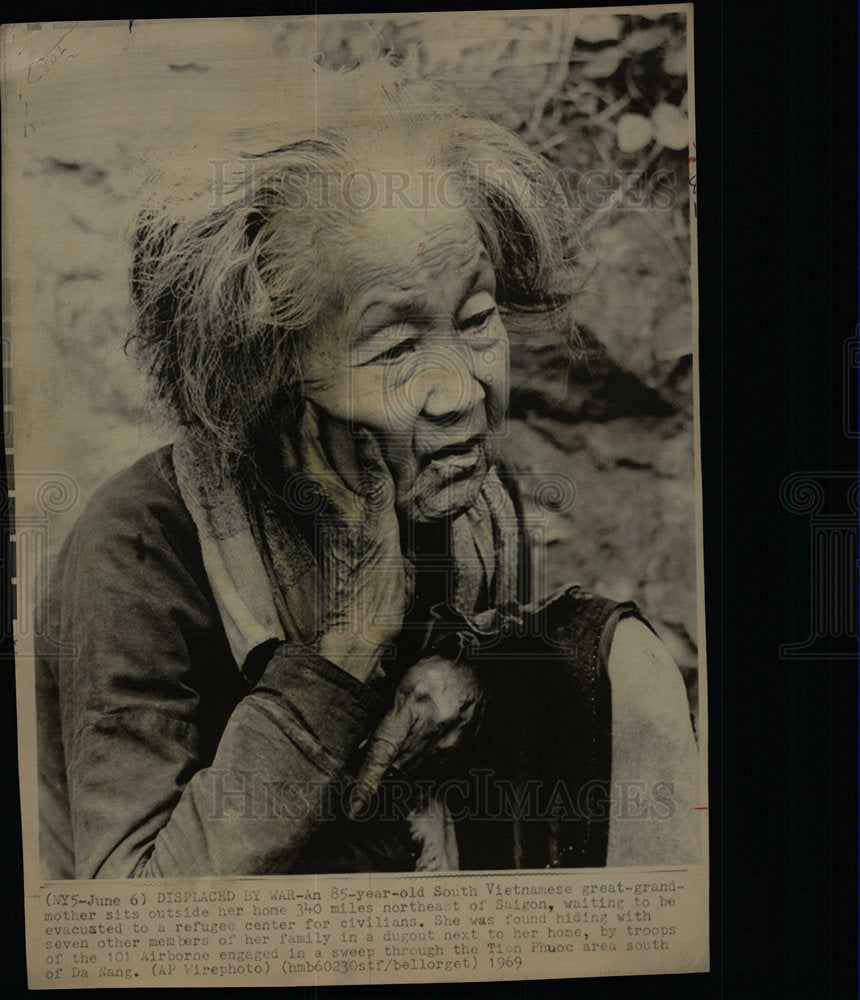 1945 Press Photo South Vietnamese Thien Phuoc Da Nang - Historic Images