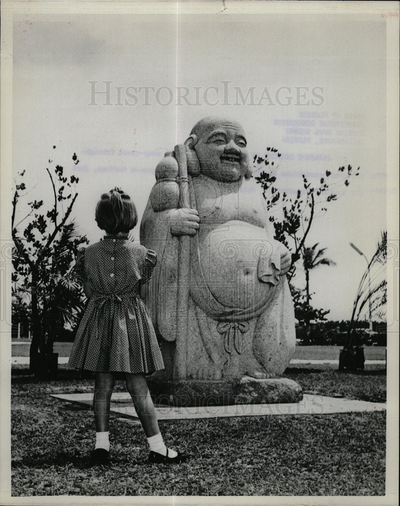 1964 Press Photo Japanese Garden in Florida Watson Park - Historic Images