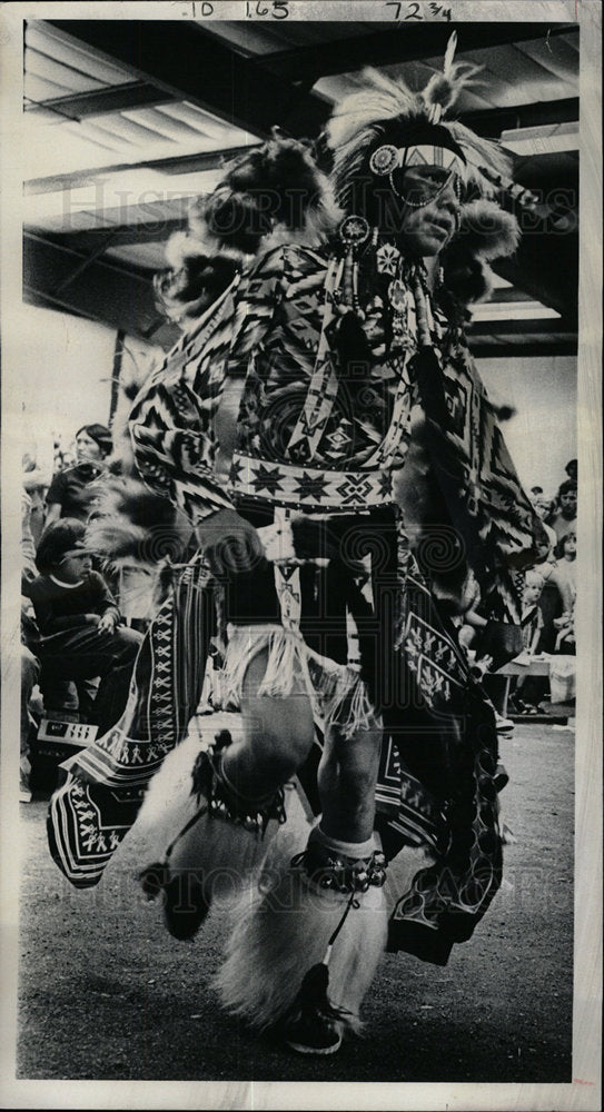1972 Press Photo White Buffalo Council America Indian - Historic Images