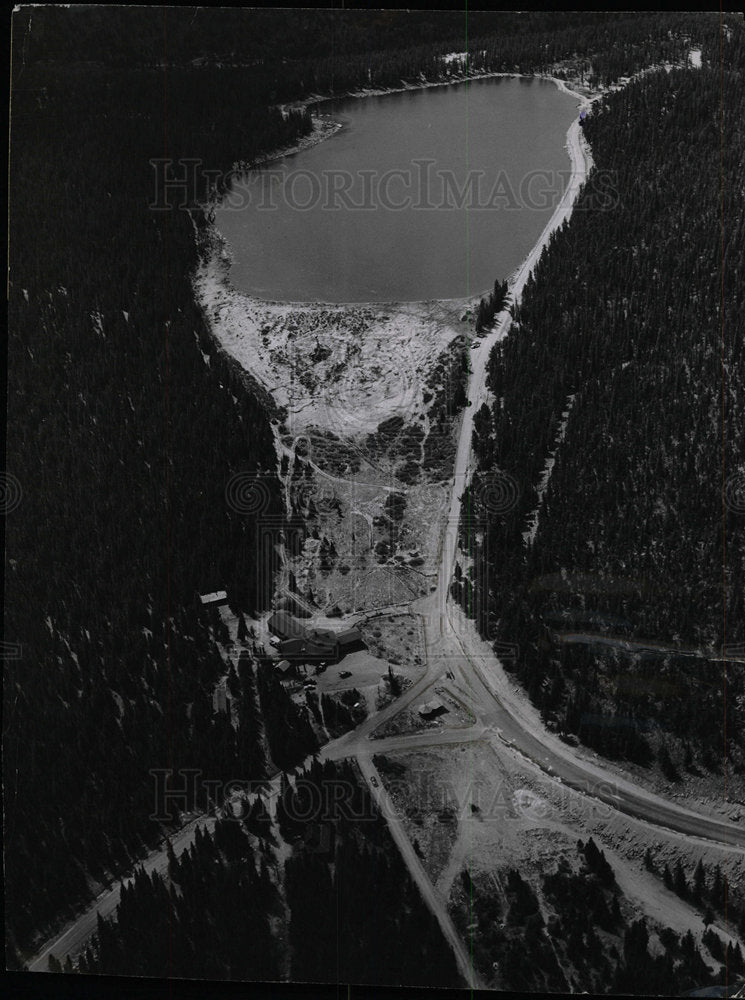 1954 Press Photo Mount Evans  Highest Paved Road - Historic Images