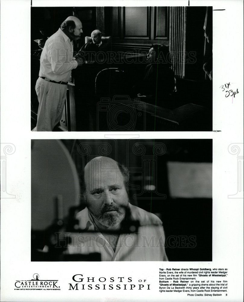 1997 Press Photo Rob Reiner Ghosts Mississippi - Historic Images