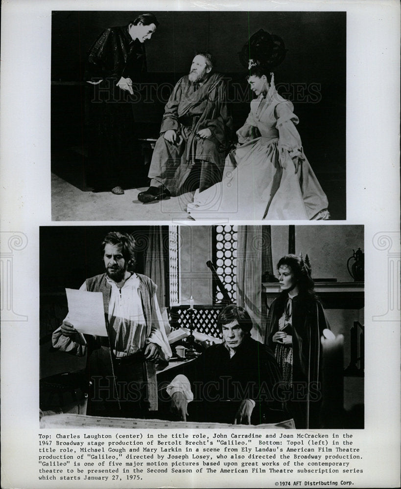 Press Photo Charles Laughton Joan McCracken John Joseph - Historic Images