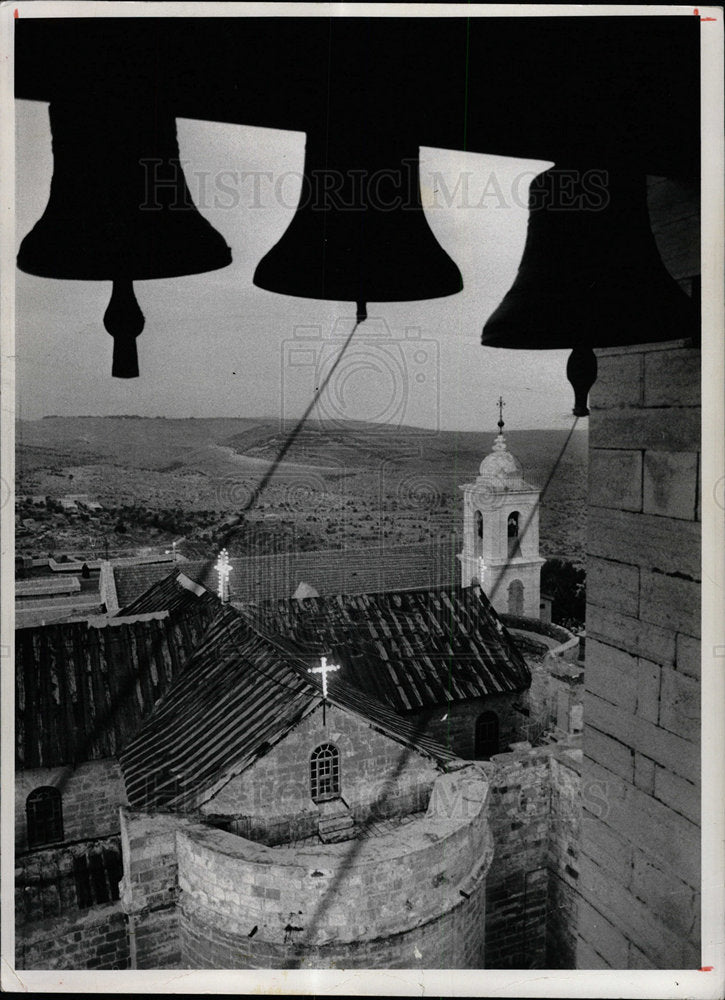 1973 Press Photo Greek Orthodox Church In Bethlehem - Historic Images