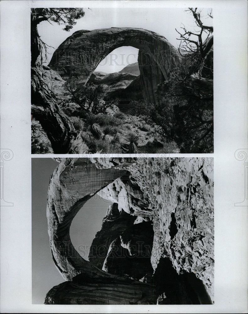 1985 Press Photo Arizona&#39;s Rainbow Bridge - Historic Images