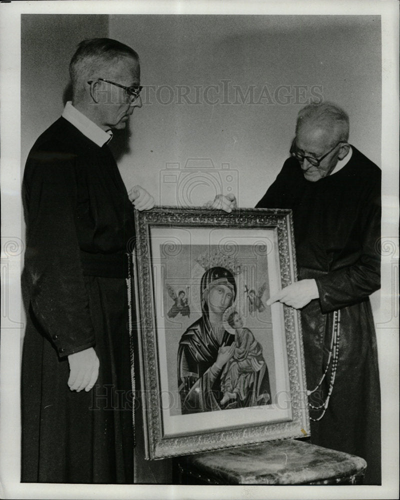 Press photo St Luke Miraculous image Byzantine Painting - Historic Images