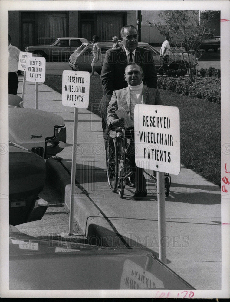 1971 Press Photo John LaFrancis Chairman Alex Saverino - Historic Images