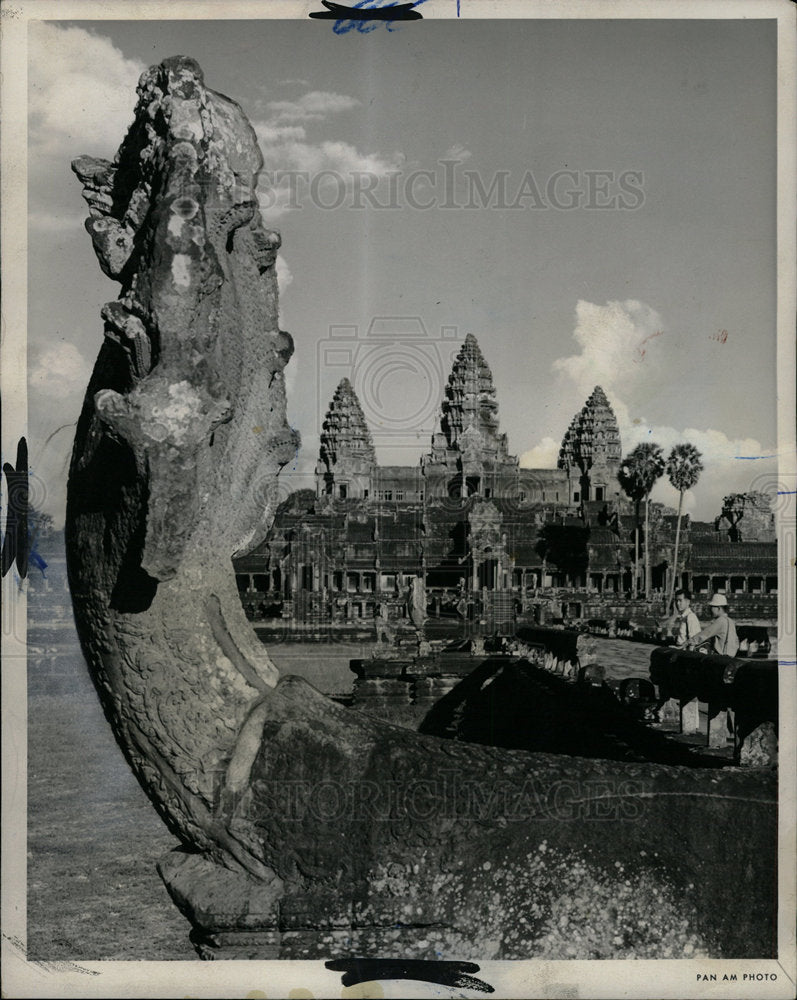 1971 Press Photo Angkar Wat Cambodia Palaces - Historic Images