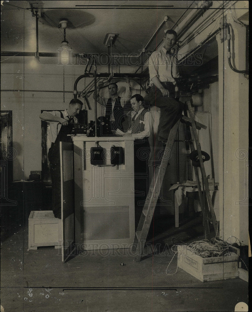1934 Press Photo Associated Press Photo Telephoto Hall - Historic Images