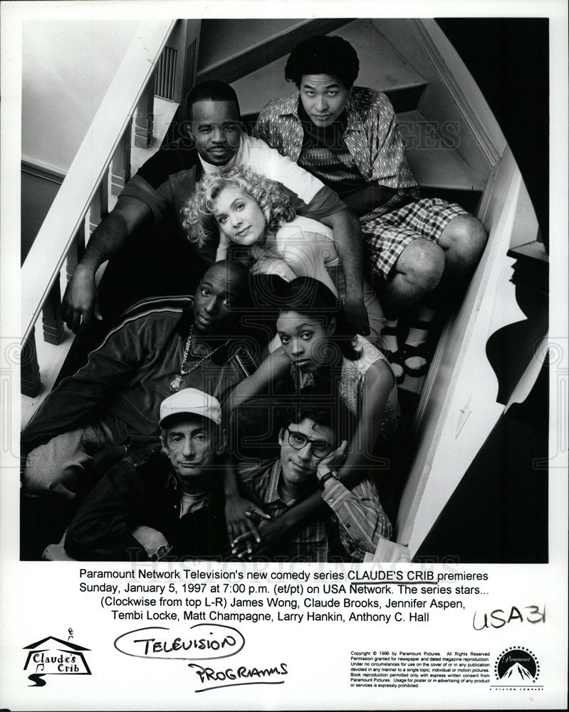 1996 Press Photo Claude's Crib Actors TV Comedy Series - Historic Images