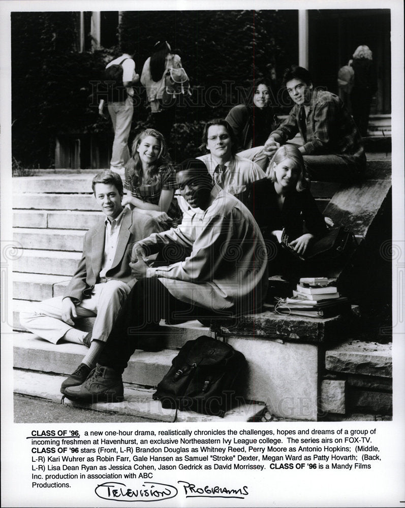 Press Photo Class of 96 Cast - Historic Images